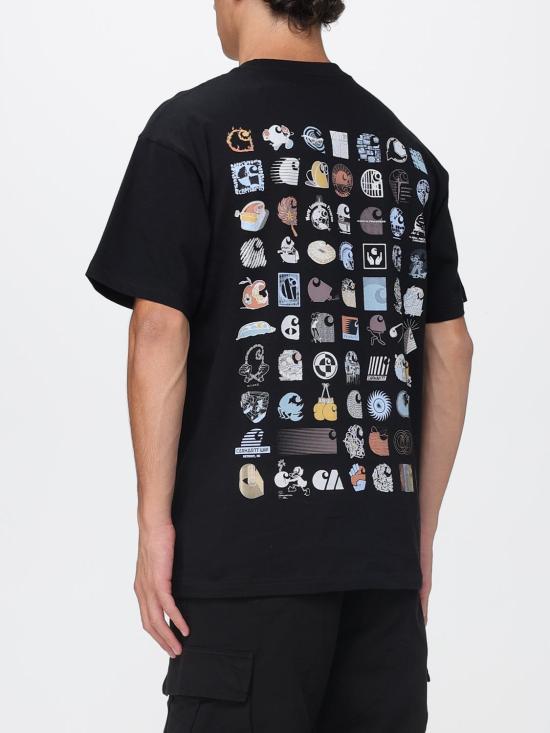 25FW 칼하트 WIP 반팔 티셔츠 I035439 89XX Black - CARHARTT WIP