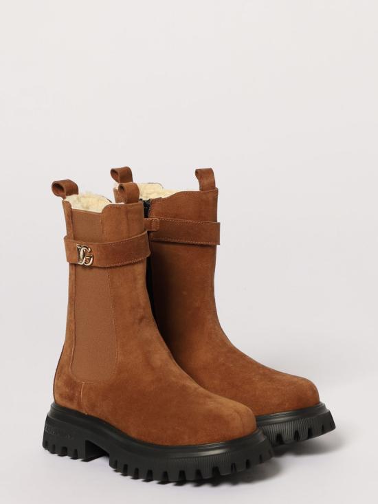 25FW [키즈] 돌체앤가바나 슈즈 D11356A5132 80040 Beige - DOLCE & GABBANA