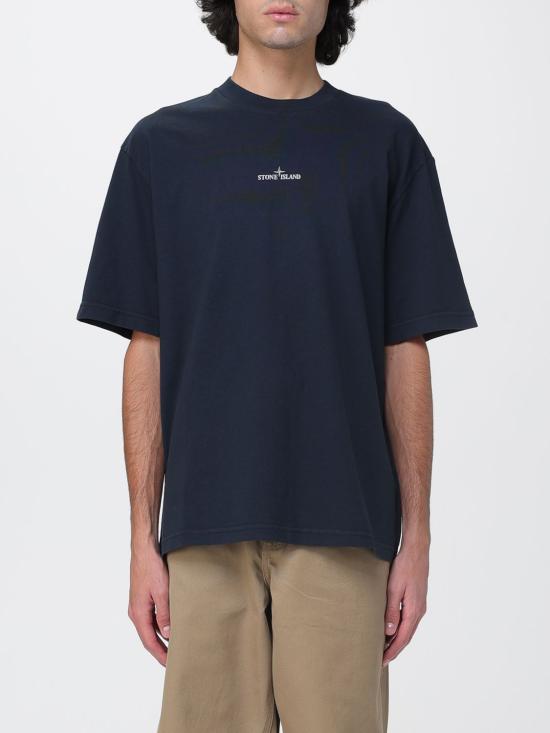 25FW 스톤 아일랜드 반팔 티셔츠 2100037S0241 V0020 Blue