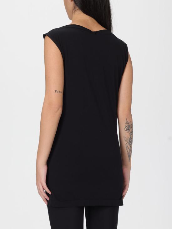 25FW 월포드 민소매 티셔츠 56219 7005 Black - WOLFORD