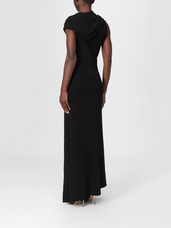 25FW 뮈글러 롱 원피스 25F1RO17796026 1999 Black - MUGLER
