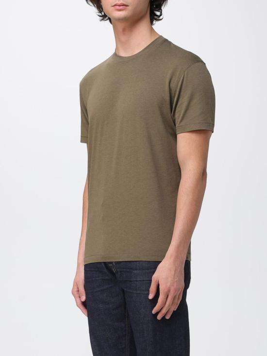 25FW 톰포드 반팔 티셔츠 JCS004JMT012 FG905 Green - TOMFORD