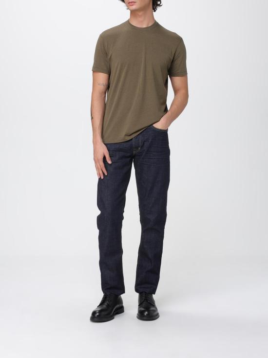 25FW 톰포드 반팔 티셔츠 JCS004JMT012 FG905 Green - TOMFORD