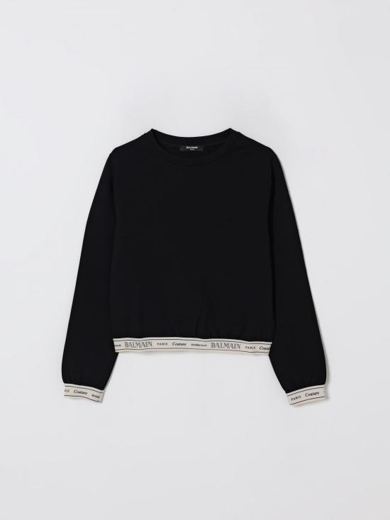 25FW [키즈] 발망 풀오버 BX4B90J0371 930AV Black