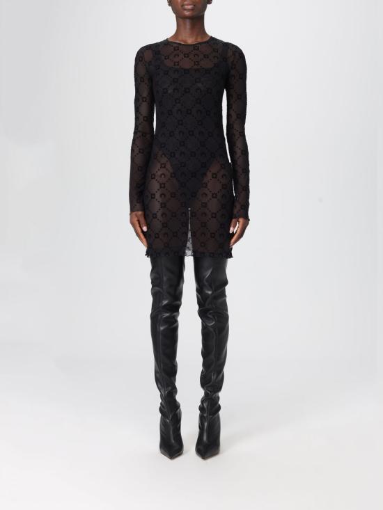 25FW 마린세르 롱 원피스 WDR267ACJER0005 BK99 Black