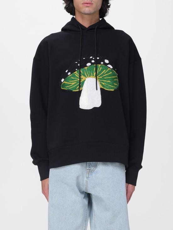 25FW 엠에스지엠 긴팔 티셔츠 3940MM124257795 99 Black