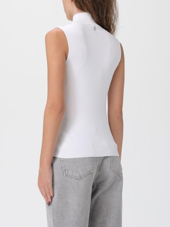 25FW 리우조 터틀넥 MF5033MS99E 10701 White - LIU JO