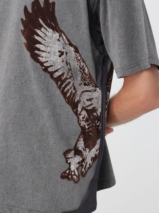 25FW 디젤 반팔 티셔츠 A193210KIBX 93RA Grey - DIESEL