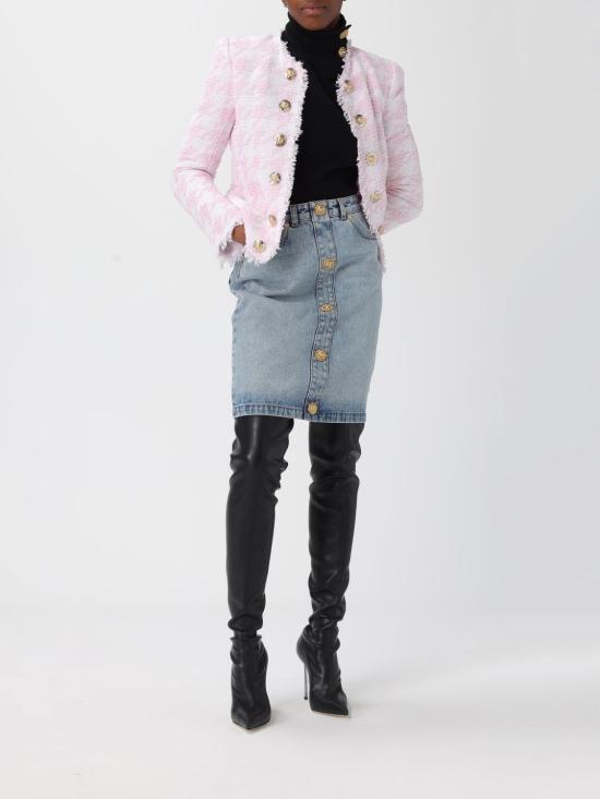 25FW 발망 스웨터 FF0KF100KI87 0PA Black - BALMAIN