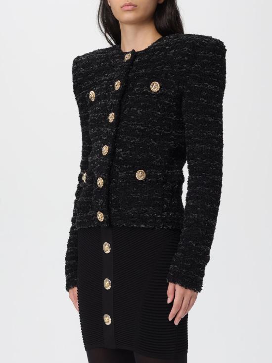 25FW 발망 자켓 FF0SK890KJ16 0PA Black - BALMAIN