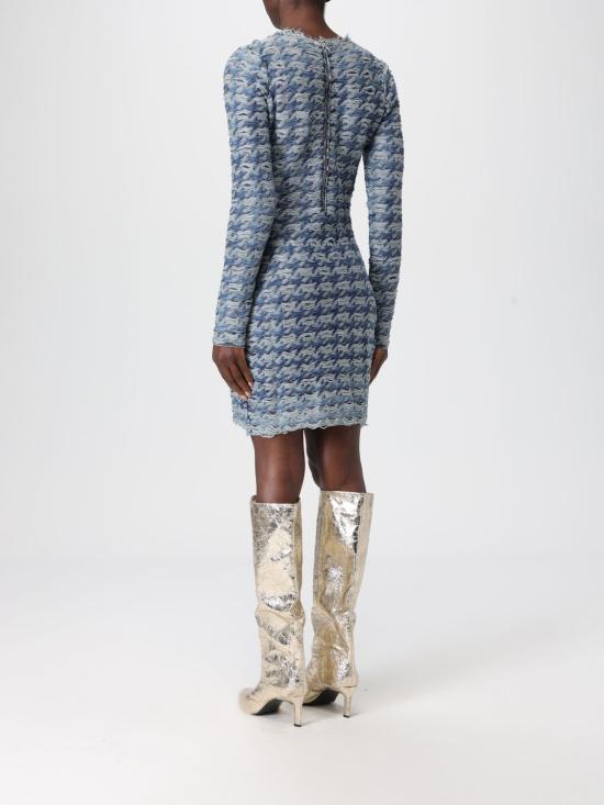 25FW 디젤 롱 원피스 A214460EGCA 8ATA Blue - DIESEL