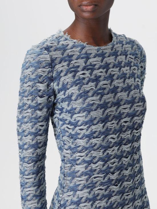 25FW 디젤 롱 원피스 A214460EGCA 8ATA Blue - DIESEL