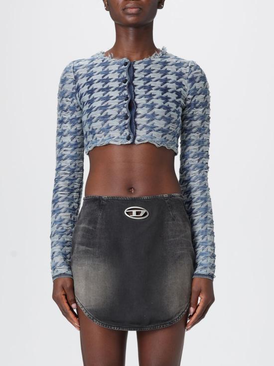 25FW 디젤 엠 헬라 크롭 탑 A214450EGCA 8ATA Blue