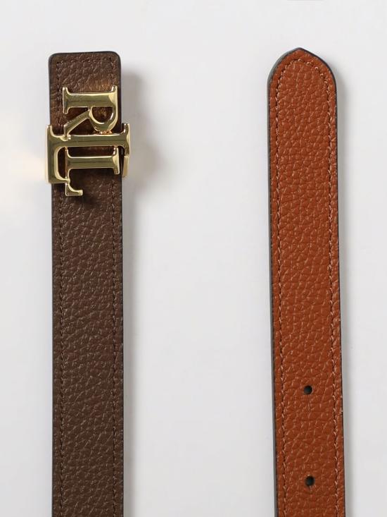 25FW 폴로 랄프로렌 레귤러 벨트 412912038 002 Burnt - POLO RALPH LAUREN