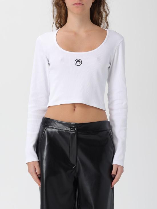 25FW 마린세르 반팔 티셔츠 WTT033ACJER0011 WH10 White