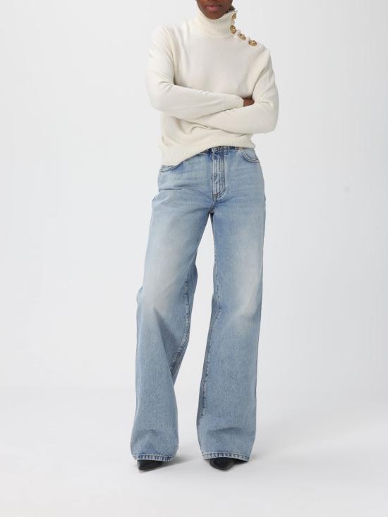 25FW 발망 스웨터 FF0KF100KI87 0KA White - BALMAIN