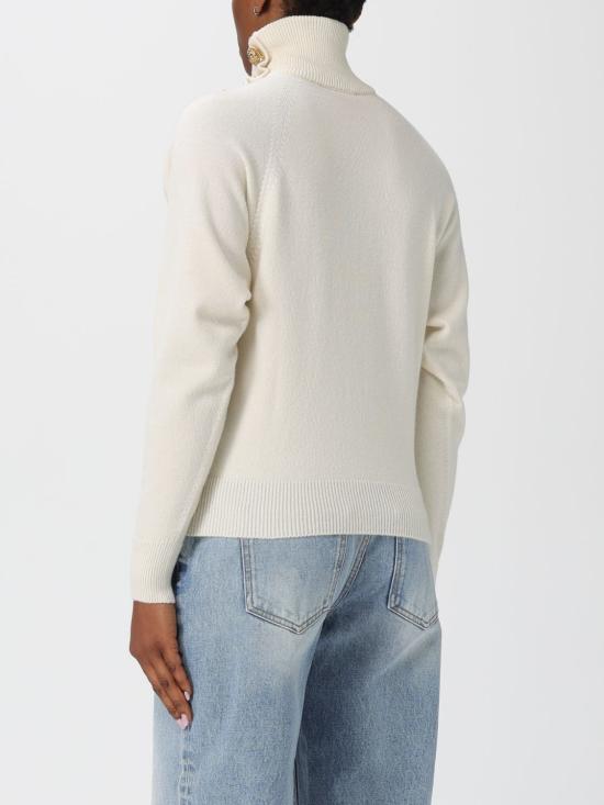 25FW 발망 스웨터 FF0KF100KI87 0KA White - BALMAIN