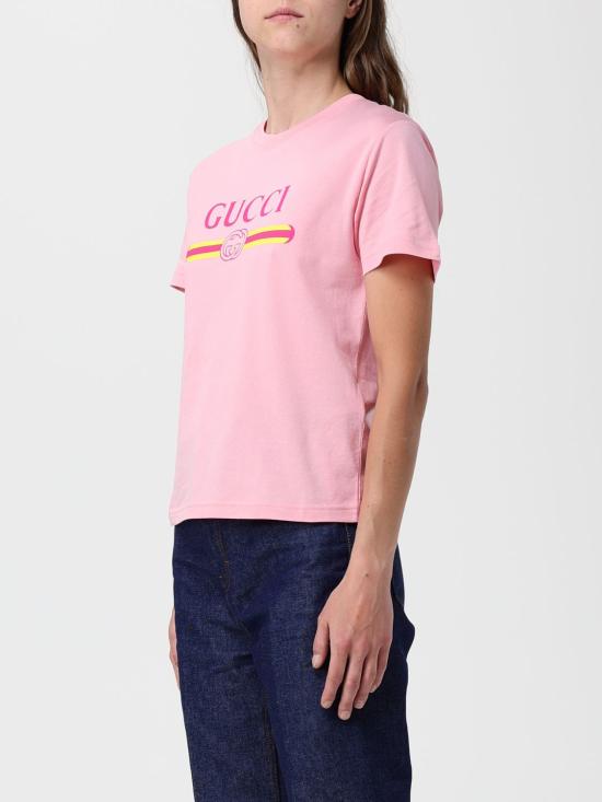 25FW 구찌 반팔 티셔츠 838011XJHG5 5033 Pink - GUCCI