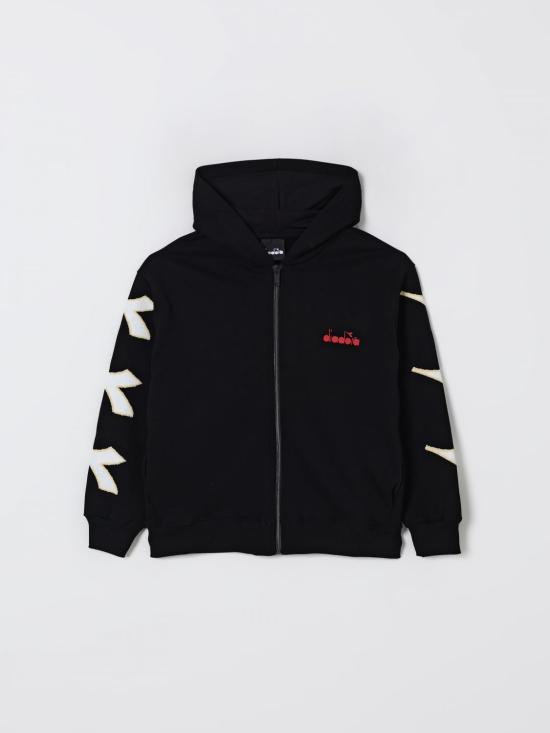 25FW [키즈] 디아도라 헤리티지 풀오버 F5DIJBZH084 110 Black