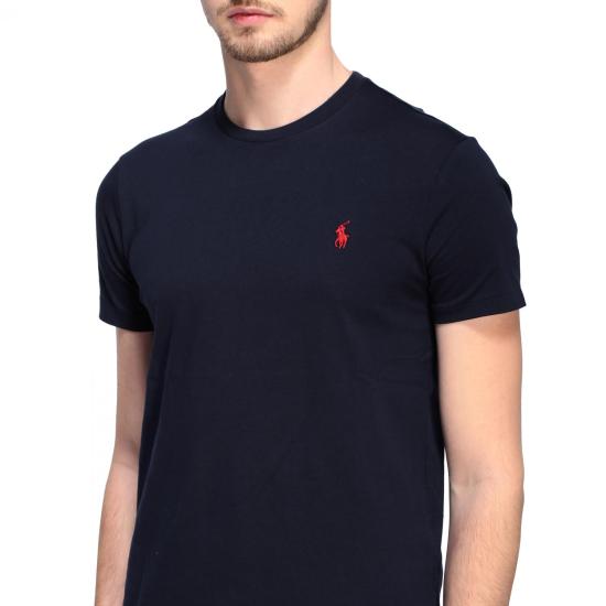 25FW 폴로 랄프로렌 반팔 티셔츠 710680785 004 Blue - POLO RALPH LAUREN