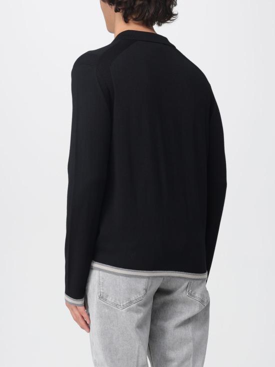 25FW 엠포리오 아르마니 폴로 티셔츠 EM001512AF14158 UC001 Black - EMPORIO ARMANI