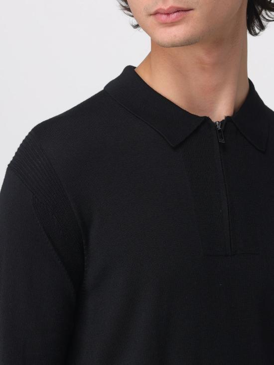 25FW 엠포리오 아르마니 폴로 티셔츠 EM001512AF14158 UC001 Black - EMPORIO ARMANI