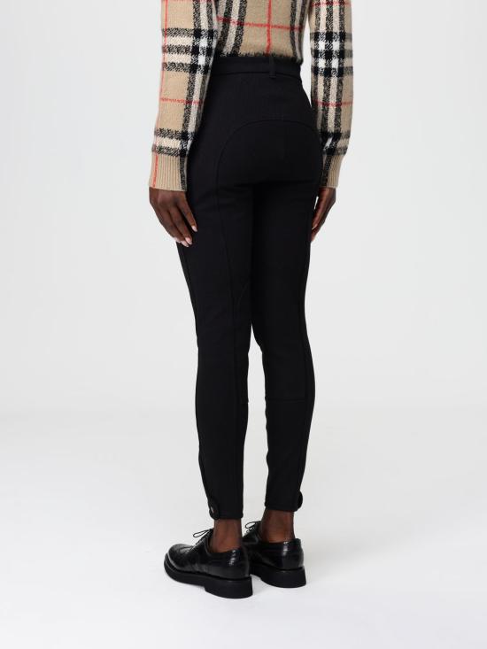 25FW 버버리 헤링본 스트레치 코튼 조드퍼 팬츠  8114845 Black - BURBERRY