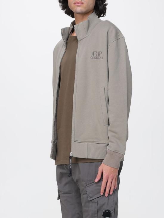 25FW 씨피 컴퍼니 긴팔 티셔츠 19CMSS139A005086W 356 Mastic - C.P. COMPANY