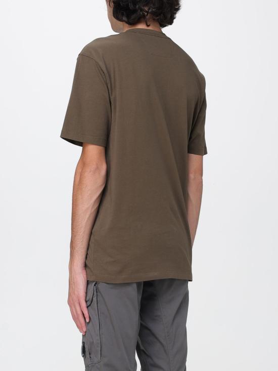 25FW 씨피 컴퍼니 반팔 티셔츠 18CMTS031A005100W 683 Green - C.P. COMPANY