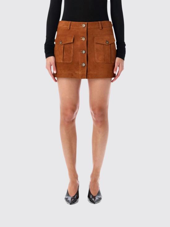 25FW 더 가먼트 숏 스커트 21795 515 Brown