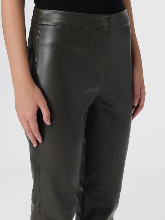 25FW 막스마라 스트레이트 팬츠 2529786013600 002 Green - MAX MARA