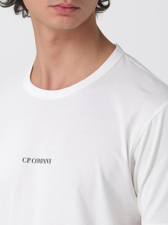 25FW 씨피 컴퍼니 반팔 티셔츠 RCCMTS727A005431G 683 Ivory - C.P. COMPANY