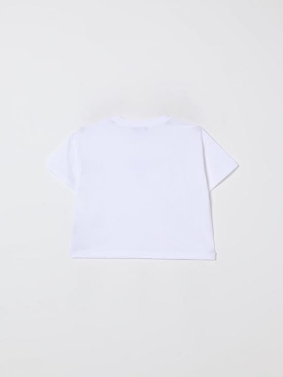 25FW [키즈] 발망 티셔츠 BX8A21Z3186 100NE White - BALMAIN