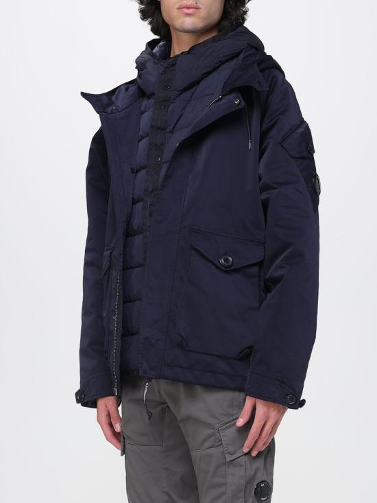 25FW 씨피 컴퍼니 마이크로 케이 후드 렌즈 자켓 19CMOW189A110089G 888 Blue - C.P. COMPANY