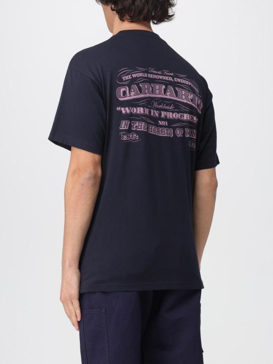 25FW 칼하트 WIP 반팔 티셔츠 I035503 J0XX Blue - CARHARTT WIP