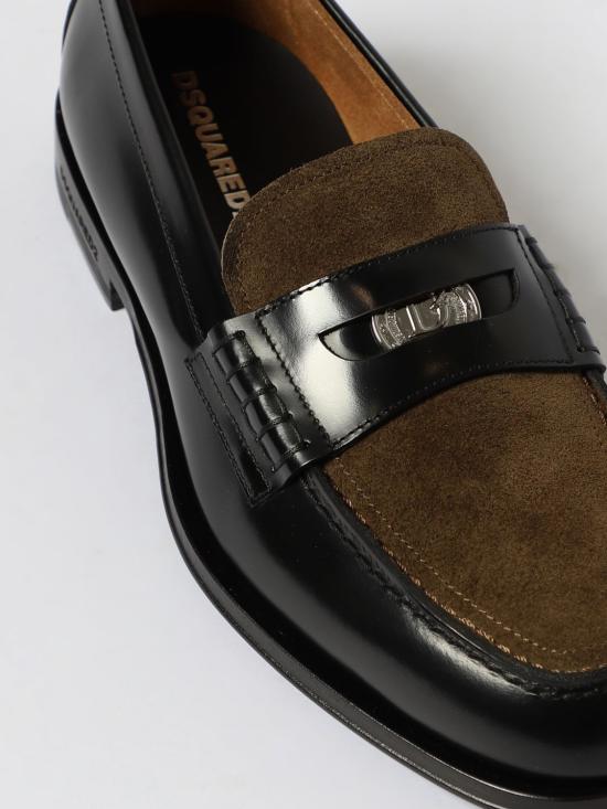 25FW 디스퀘어드2 로퍼 LOM004201504118 M407 Black - DSQUARED2