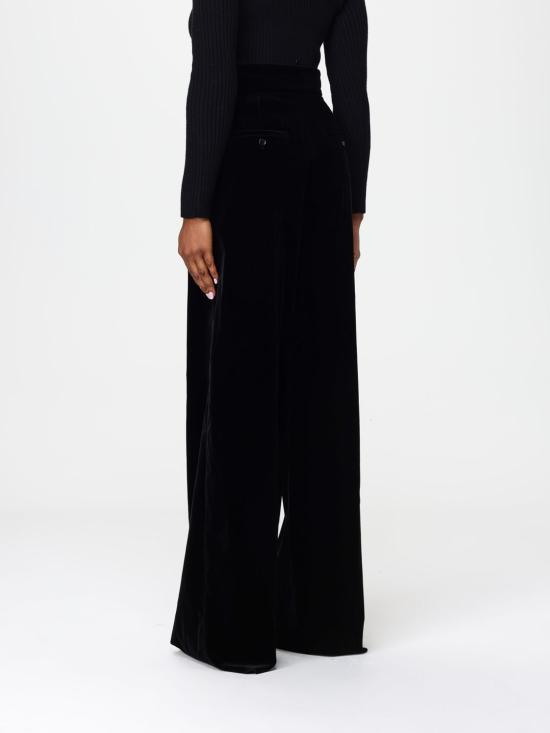 25FW 막스마라 스트레이트 팬츠 2521136403600 003 Black - MAX MARA