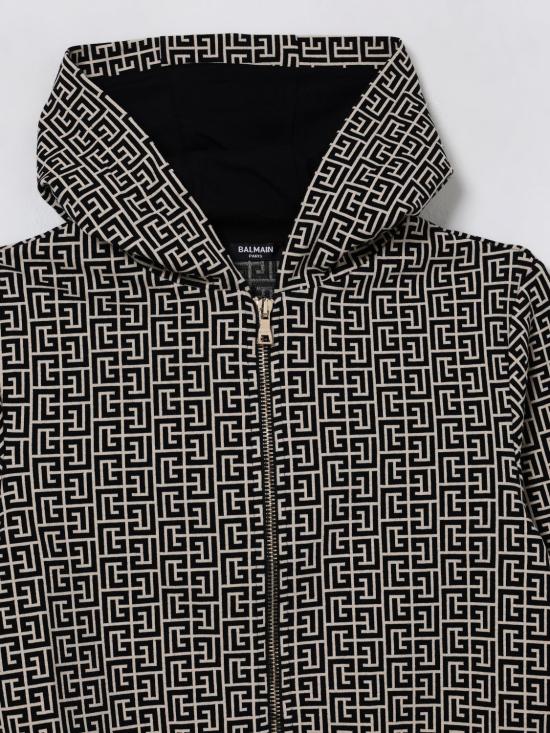 25FW [키즈] 발망 풀오버 BX4A00Z2411 106NE Cream - BALMAIN