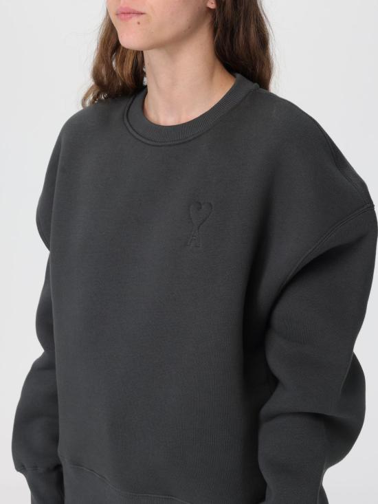 25FW 아미 스웨터 USW755749 020 Charcoal - AMI