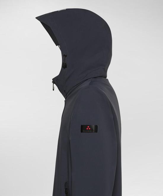 25FW 페트레이 알발리 KP 01 미니멀 테크니컬 3중 구조 트렌치코트 PEU4365 01191511 215 Blue - PEUTEREY