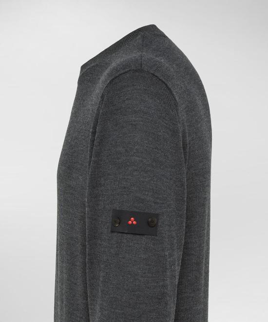 25FW 페트레이 스웨터 PEU5636 99012369 761 Grigio melange - PEUTEREY