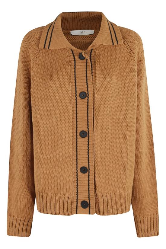 25FW 텔라 폴로 티셔츠 E40015 07T243 097 Brown