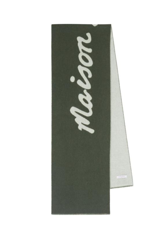 25FW 메종키츠네 핸드라이팅 스카프 PM06202WB0038 097 Grey