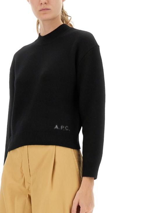 25FW 아페쎄 스웨터 WVBDK F23373 LZZ Black - A.P.C.