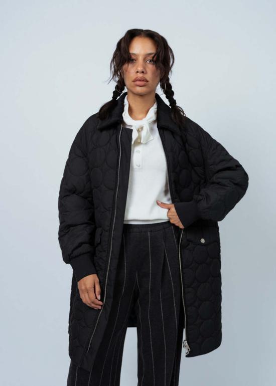  텔라 자켓 벤지 재킷 블랙