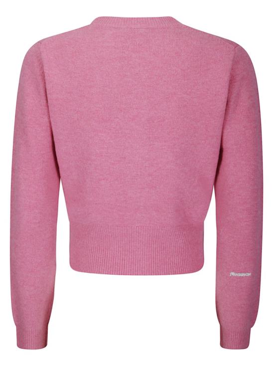 25FW JW앤더슨 가디건 KW1447YN0447 Pink - JW ANDERSON