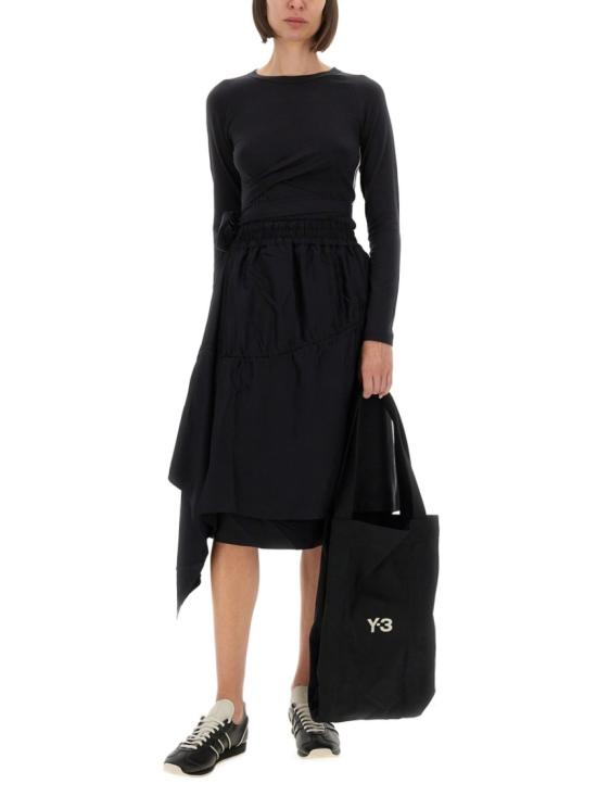 25FW 와이쓰리 스커트 JX4753 BLACK Black - Y-3