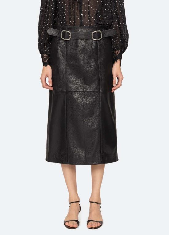  씨뉴욕 미디 스커트 시 니 그웬 스커트 블랙