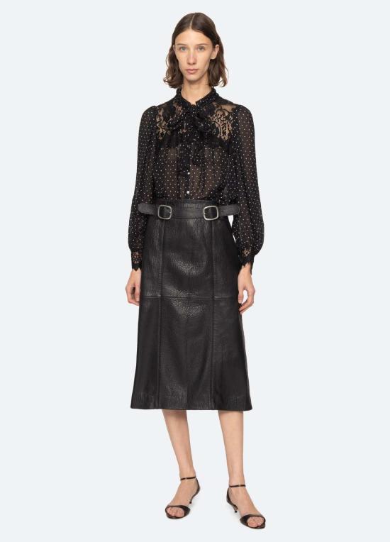  씨뉴욕 미디 스커트 RS26 089 BLACK - SEA NY