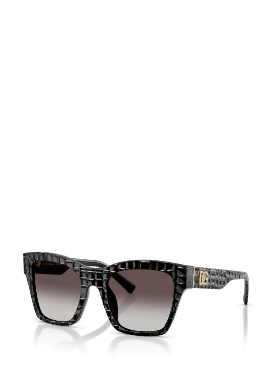 26FW 돌체앤가바나 선글라스 DG4512 32888G BLACK TEXTURE COCCO - DOLCE & GABBANA